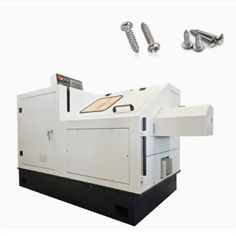 Machine de fabrication de vis à bois automatique