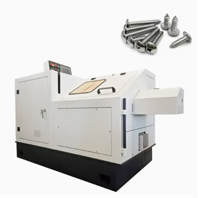 Machine de fabrication de vis en acier doux