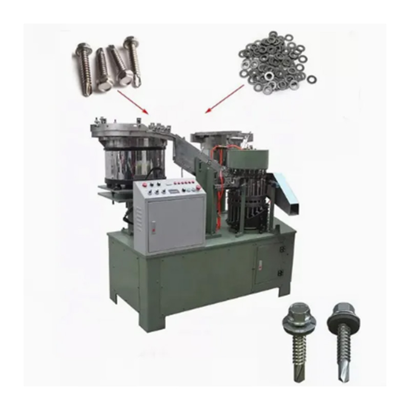 Machine d'assemblage de rondelles de vis autoperceuses